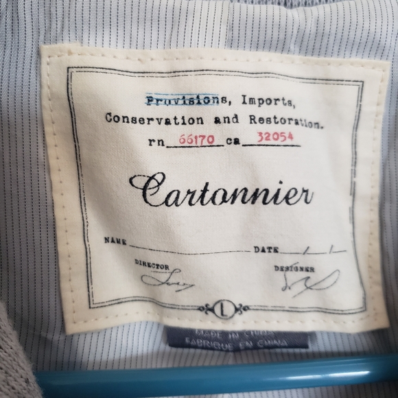 Anthro Cartonnier Wool Blend Grey Blazer Large - Picture 4 of 8